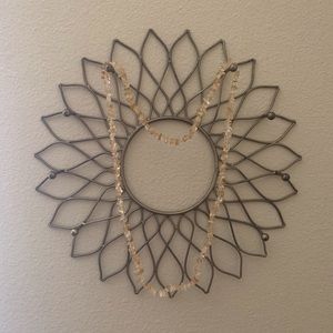 Citrine chip necklace